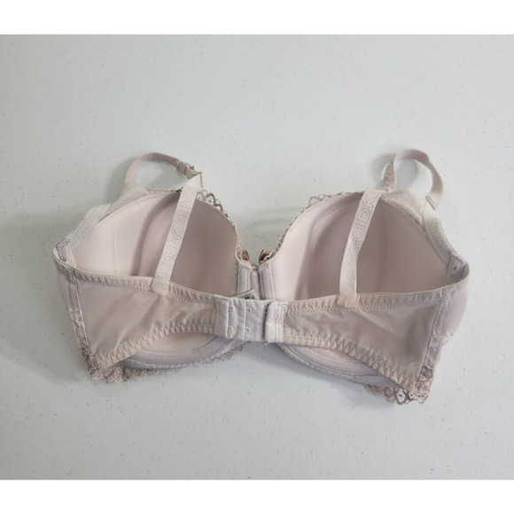 DKNY Seductive Lights Pink Full Coverage Underwire Balconette Bra Size 32DD - Picture 2 of 8